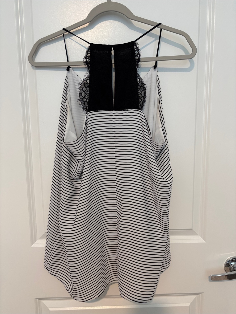 Express Stripe Racerback Top - Picture 2 of 8
